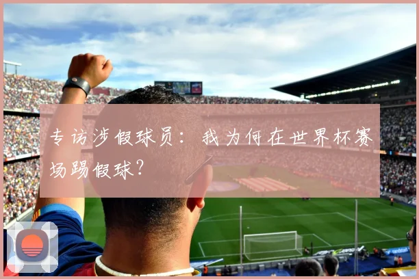专访涉假球员:我为何在世界杯赛场踢假球?